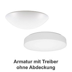 wall and ceiling luminaire ECO 7530 � 43,5cm IP40, white 