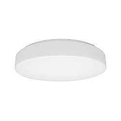 LED Wall / Ceiling luminaire, cylindrical, 15-42W, 3000K, 4300lm, IP40, silk matt, white