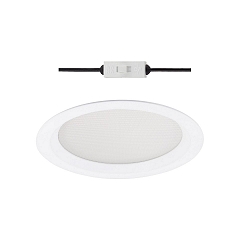 LED Recessed Downlight round, 20W, 2700K, 2200lm, IP44, UGR < 19, DALI dimmable, white