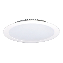 LED Recessed Downlight, 48W, 4000K, 4000lm, IP44, very flat, white