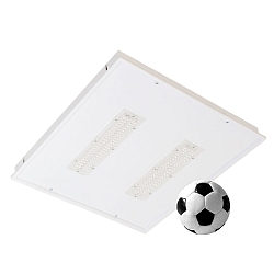 recessed luminaire ball proof, multipower IP40