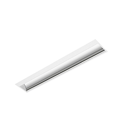 LED Recessed grid luminaire, asymmetrical, 20W, 4000K, 2500lm, IP20, white