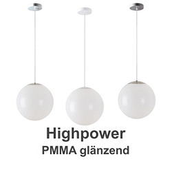 pendant luminaire �40 IP40, chrome, white dimmable