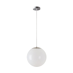 pendant luminaire �50 IP40, stainless steel brushed, white dimmable