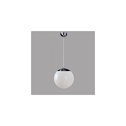 LED Ball Pendant luminaire glass, 29W, 3000K, 3400lm, IP40, stainless steel