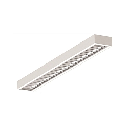 LED Light strip Surfaced /Pendant grid luminaire, 56W, 4000K, 7300lm, IP20, direct, UGR < 19, DALI dimmable, white