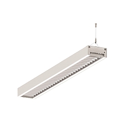 LED Light strip Pendant grid luminaire direct / indirect, 39W, 4000K, 5100lm, IP20, UGR < 19, white