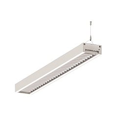 LED Light strip Pendant grid luminaire direct / indirect, 67W, 4000K, 8700lm, IP20, UGR < 19, DALI dimmable, white