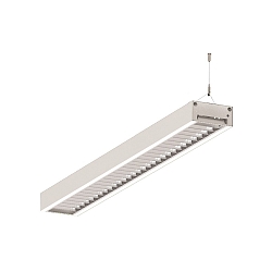 LED Light strip Pendant grid luminaire direct / indirect, 84W, 3000K, 11000lm, IP20, UGR < 19, white