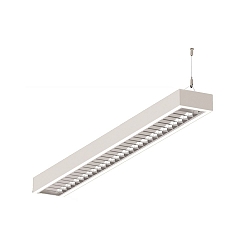 LED Light strip Pendant grid luminaire direct / indirect, 84W, 4000K, 11000lm, IP20, UGR < 19, white