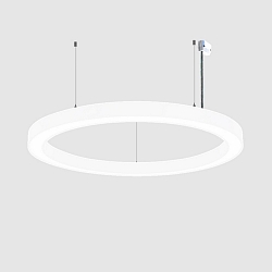 pendant luminaire � 98CM DALI controllable, CCT Switch, direct, UGR < 19, ring shape IP40, black dimmable