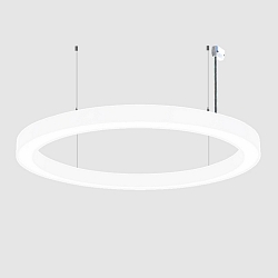 pendant luminaire � 150CM DALI controllable, CCT Switch, direct, UGR < 19, ring shape IP40, black dimmable