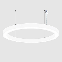 pendant luminaire � 189CM CCT Switch, direct, UGR < 19, multipower, ring shape IP40, white 