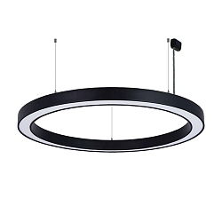 pendant luminaire � 133.5CM CCT Switch, direct / indirect, UGR < 19, multipower, ring shape IP40, white 
