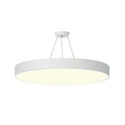LED Pendant luminaire round direct / indirect, 126W, 3000K, 12600lm, IP40, DALI dimmable, white
