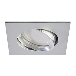LED Recessed Downlight, GU10, 5W, 4000K, 500lm, IP20, swivelling, aluminum
