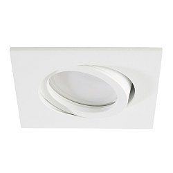 LED Recessed Downlight, GU10, 5W, 4000K, 500lm, IP20, swivelling, white