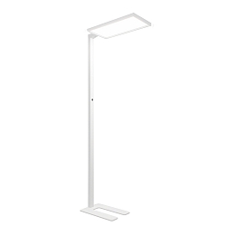 LED Floor lamp, 80W, 4000K, 10000lm, UGR <19, IP20, white