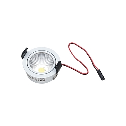 Recessed LED spot SR 45-LED, IP44, 350mA, swiveling 20�, 4.8W 4000K, white