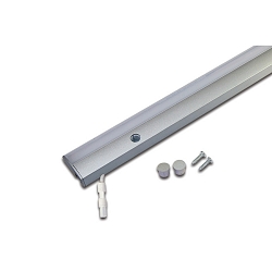 LED under-cabinet luminaire LED ModuLite F, IP20, 230V HVLCS, CRi>90, 60cm, with switch, 10W 4000K 950lm 120�, anodised alu