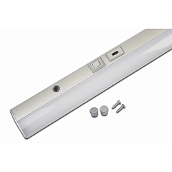 under-cabinet luminaire MODULITE F-USB 900MM with switch, with USB connection, wired through IP20