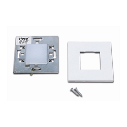 recessed luminaire WALL IF with sensor, lateral light direction, with diffuser IP20, white  1,8W 90lm 3000K 120� 120� CRI 80