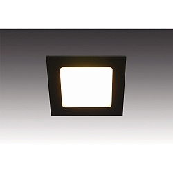 furniture luminaire FAQ 58 square, flat, with plug IP20, black dimmable