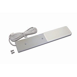 under-cabinet luminaire S-PAD F flat, with plug IP20, anodised aluminium dimmable 3W 270lm 3000K 115� 115� CRI >90 20cm