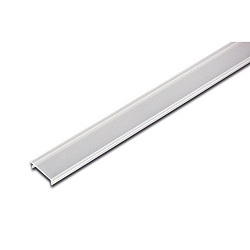 LED covering profile 25mm, for 22mm milled grooves and 34mm profiles, 600cm (roll goods), slightly matted