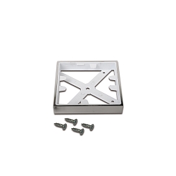 Surfaced ring AQ 68, incl. mounting screws, IP20, stainless steel