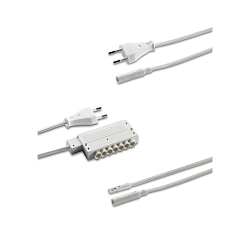 230V HVLCS 43/2000 Euro Mains connection cable with Europlug 200cm