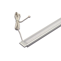 Flat recessed LED luminaire LED IN-Stick H for milled groove, IP44, incl. LED24-plug cable, 53cm, 12.5W 4000K 100�, CRI> 95