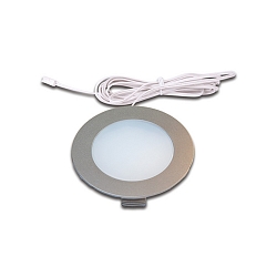 Recessed LED panel luminaire FR 78-LED, IP44, LED24 connection, CRi>90, 4W 4000K 270lm 110�, matt chrome