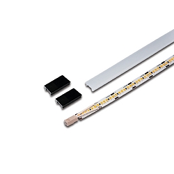 LED area lightbar LED 2-Link FLOOD, 30cm, for LED 2-Link profiles, CRi>95, 4.8W 4000K 280lm 120�, black