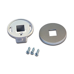 Accessory for LED 2-Link - assembly sleeve for surface mount LED profile 15/13mm / showcase profile, anodised alu