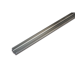 LED milling mount profile I 24mm (inside position, asymmetrical) for covering profile 15mm, length 100cm, anodised alu