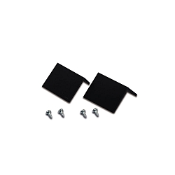 cover set of 2, black, lacquered