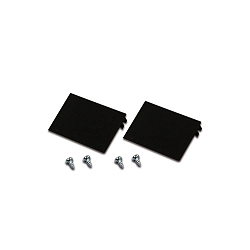 cover set of 2, black, lacquered