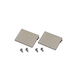 cover set of 2, stainless steel, lacquered