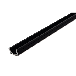 recessed profile, black