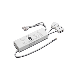 24V Dynamic DALI controller 75W with 4-fold distributor, black