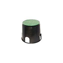 Heitronic Floor installation box � top 16,8cm, � below 20cm, with 2 outputs open and 2 outputs to open later