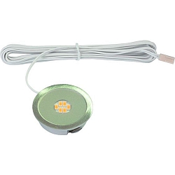 LED Recessed spot AR45-LED, 3W, 110�, 3000K, 165lm, IP44, stainless steel