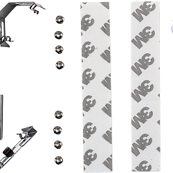 LED Under cabinet luminaire MECANO 110�, 3000K, 300mm, 5W, 320lm