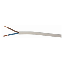 Flexible Plastic hose line H03VV-F 2G0.75mm�, 50m, white