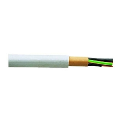 Isolated high voltage cable NYM-J 3G1,5, 100m, gray