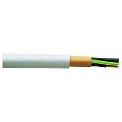 Isolated high voltage cable NYM-J 5G2,5, 100m, gray