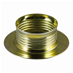 ISO screw ring metal, E14, brass