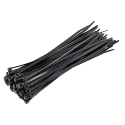 Cable ties, pack of 100, black, 400x4,8mm