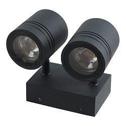 Wall luminaire BORNEO Outdoor luminaire, 2 flames, GU10, IP65, anthracite